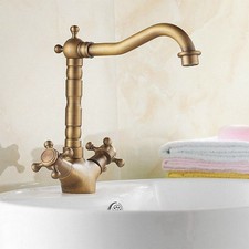 Antique Bronze 360 Degree Rotation Kitchen Faucet Bathroom Sink Mixer Tap 2sf126