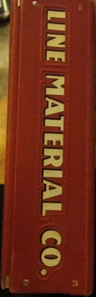 Line Material Company Products Binder With Original Page Separators Circa 1940 - Image 2 of 4