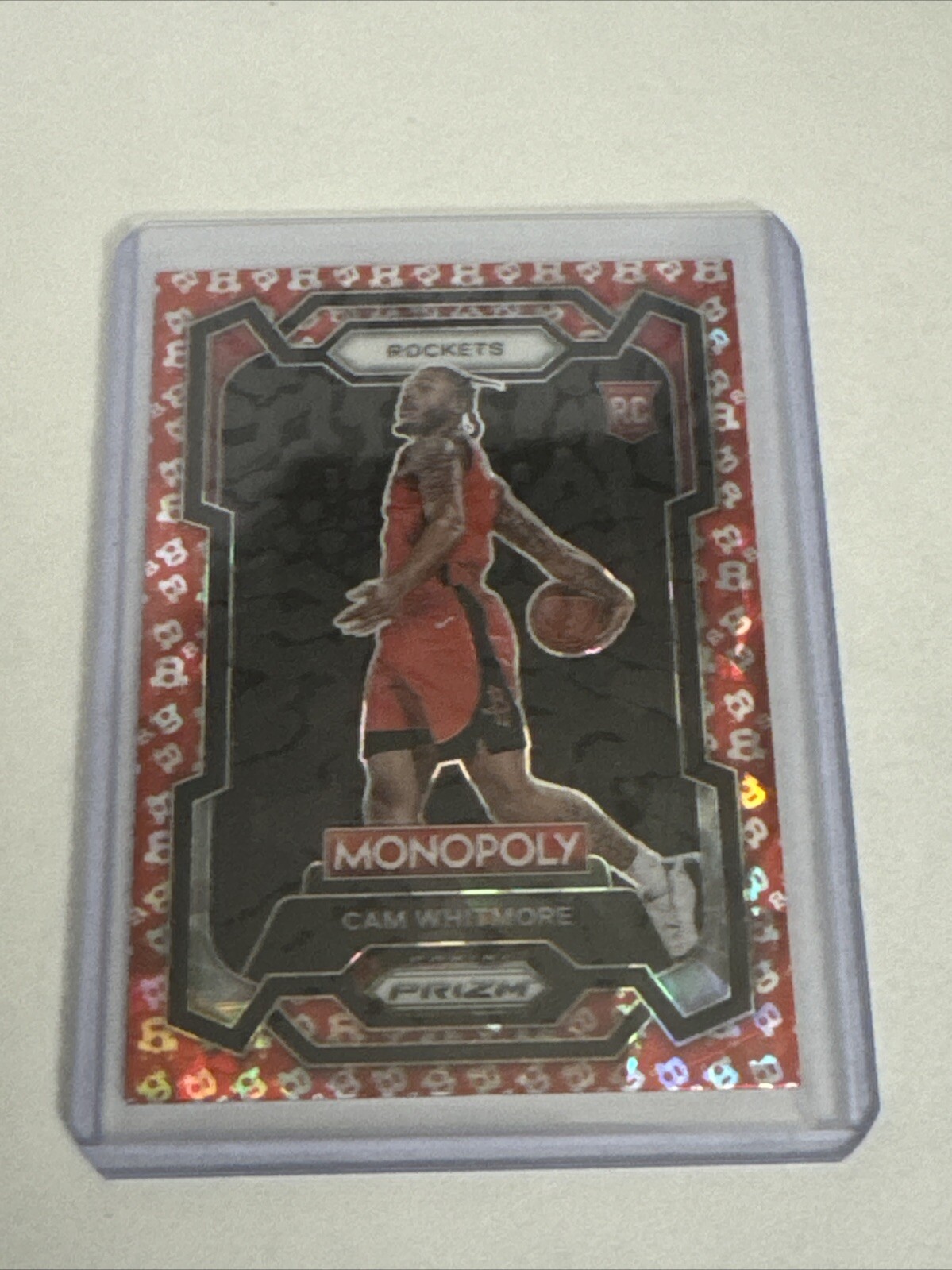 2023-24 Panini Prizm Monopoly - Free Parking Prizm #31 Cam Whitmore (RC) Houston