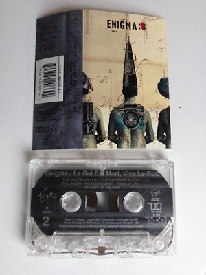 ENIGMA Le Roi Est Mort, Vive Le Roi ! CASSETTE Tape CANADA