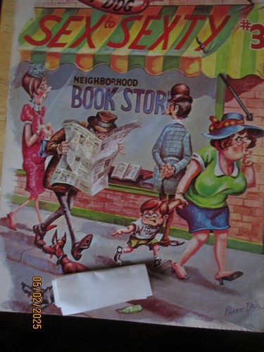 4 Sex to SEXTY Pierre Davis Risque Adult Humor Cartoon Magazine 34-36-37-38 L18 - Bild 9 von 15