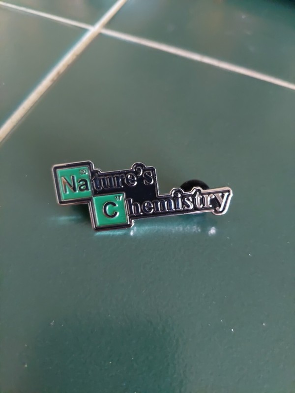 Nature's Chemistry Marijuana Cannabis Lapel Hat Pin Dispensary Promo Nevada 