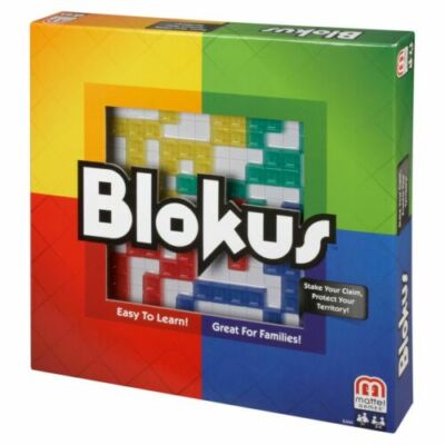 Mattel Blokus pädagogisches Familienspiel Spaß Strategie Brettspiel 2-4 Spieler