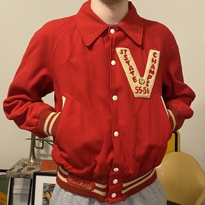collared varsity jacket