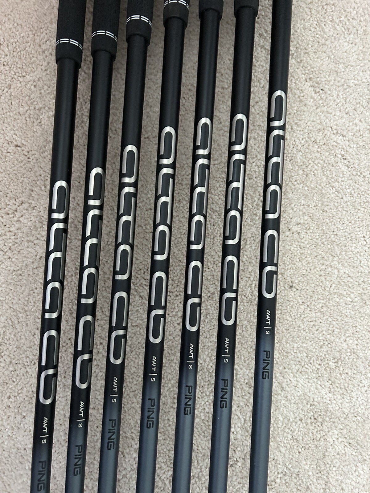 Used Ping G430 Blue Dot Irons 5PW, 45. Alta CB Stiff Graphite Shaft