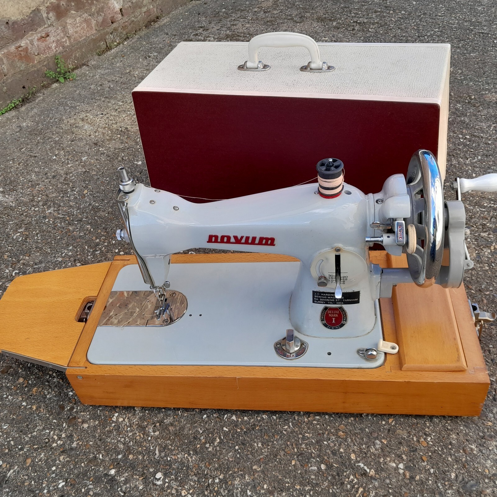 vintage Janome Novum deluxe mk1 hand crank sewing machine japan eBay