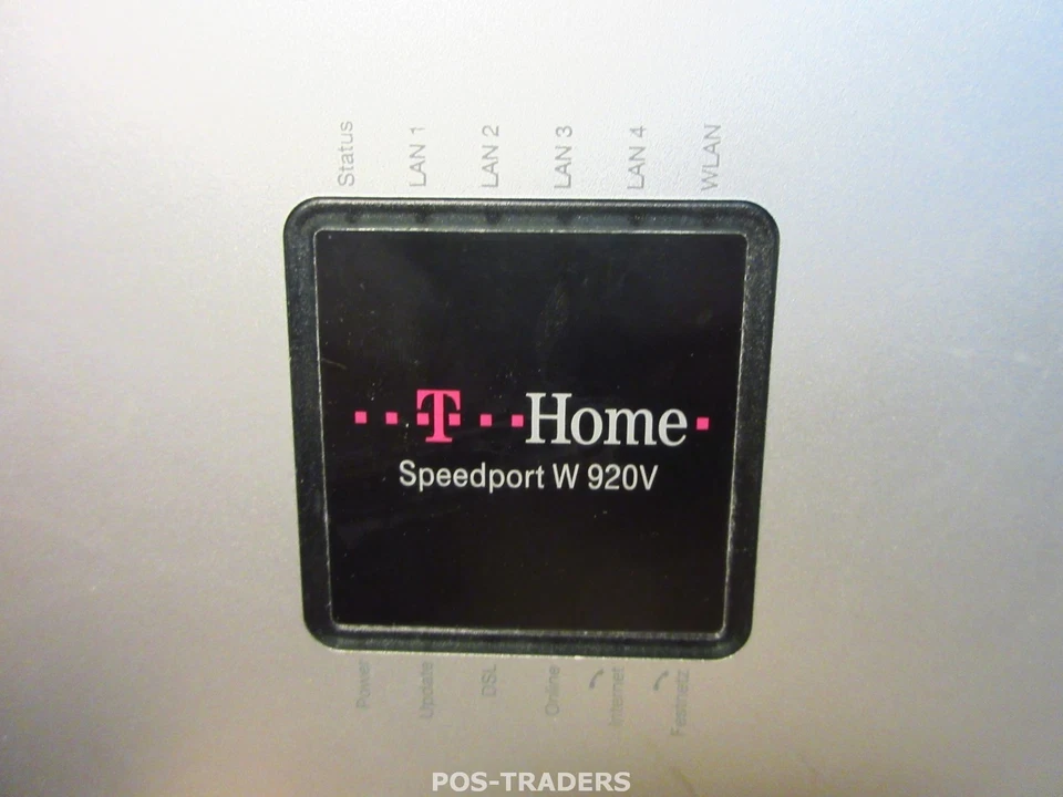 T-Com Speedport W 920V Wireless router ISDN/DSL 4-port switch 802.11b/g/ INCL PS - Bild 2 von 4