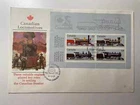 1984 FDC Canadian locomotives Fleetwood Cachet FDC 10/25/1984
