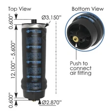 Air Spring Cabin Part # 18-52651-000, 18-52651-001, 18-66715-000, ABSZ70-7215