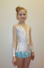 Rhythmic Gymnastics Leotard 271-34 Swarovski Crystals Competition Girl 122-128cm