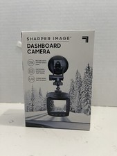 Sharper Image Dash Cam Camera for Dashboard 360 Degrees View - Black