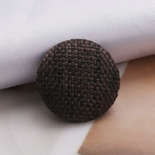 10Pcs 15-30mm Satin Fabric Covered Metal Shank Buttons For Gowns Blouses Coat - Picture 12 of 90