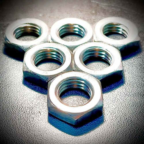 M2 M2.5 M3 M4 M, M6 M8 M10 Half Thin Lock Nuts A2 Stainless Steel DIN439 - Picture 5 of 15