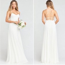 NWT Show Me Your MuMu Godshaw Goddess Gown Women’s XXL Wedding White