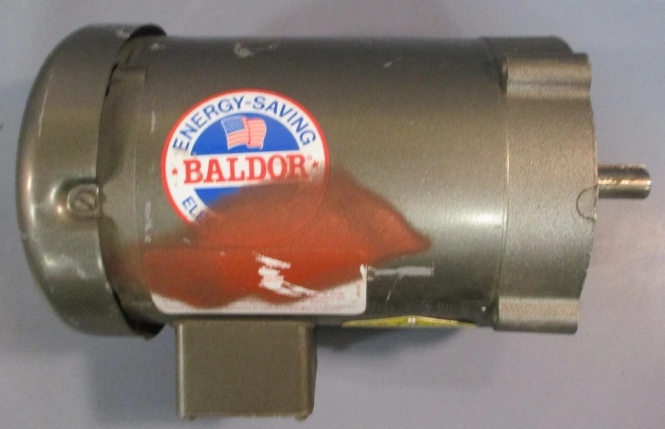 Baldor KM3457 3 Phase Motor 34-294-157 1/3HP 3450RPM 56C 60HZ 5/8" Shaft Dia - Image 2 of 4