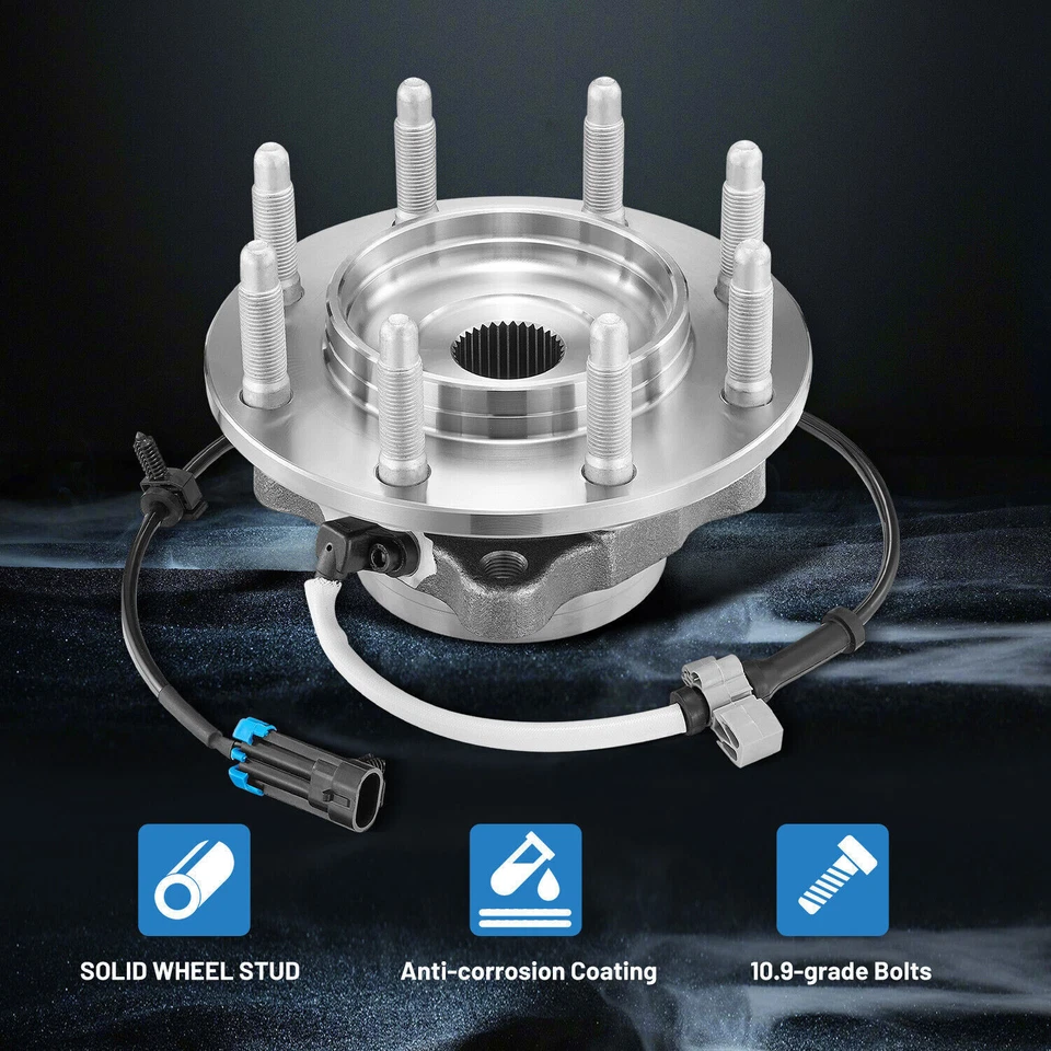 Pair 515058 Wheel Bearing and Hub Assembly for 2005 2006 2007 Hummer H2 6.0L V8 Foto 4 de 4