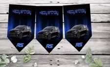 Birthday Bunting 12flags Ford Focus Rs Owners Decoration Husband Wife Party