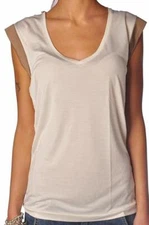 Patrizia Pepe - Topwear-Sleeveless Top - Woman - Beige - 1030317C184921