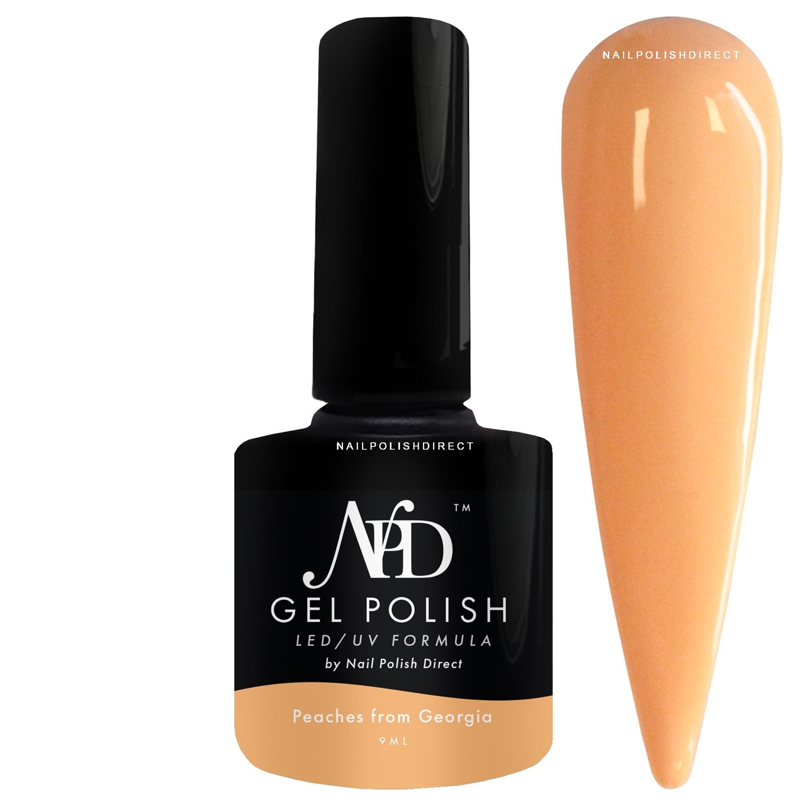 NPD Gel Polish LED/UV Gel Polish - Peaches from Georgia 9ml (20278)