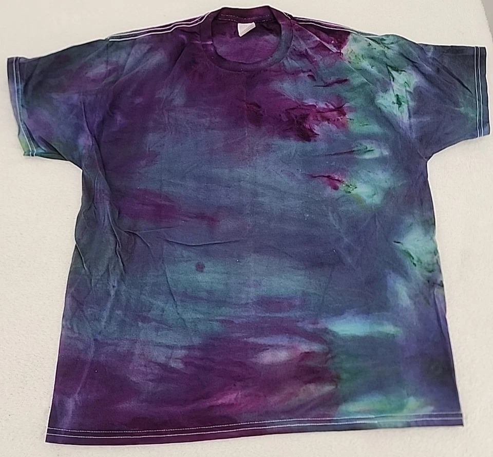 Men's Outfit Horror Movie BKE Tyler Jeans 30 Patches Ice Dyed Hanes Shirt Large - Image 4 of 4