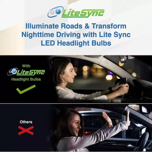 LiteSync H4 472 LED Headlight Bulbs 6000K For Kia Stonic 2017-2024 - Picture 12 of 12