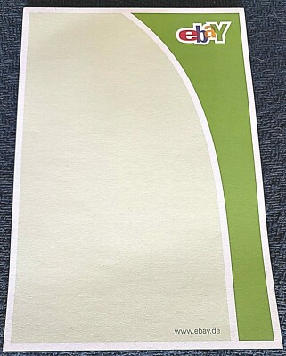2005 eBay Germany Paper Writing Pad with 4 eBay colors--from eBay Live in Berlin