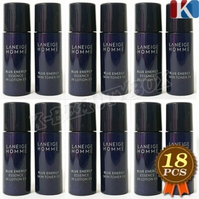 LANEIGE Homme Blue Energy Skin Toner 5ml Essence in Lotion 5ml Mix 18EA