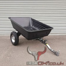 QUAD BIKE TIPPING TRAILER | ATV DUMP CART | EQUESTRIAN DUMP CART | FARM TRAILER