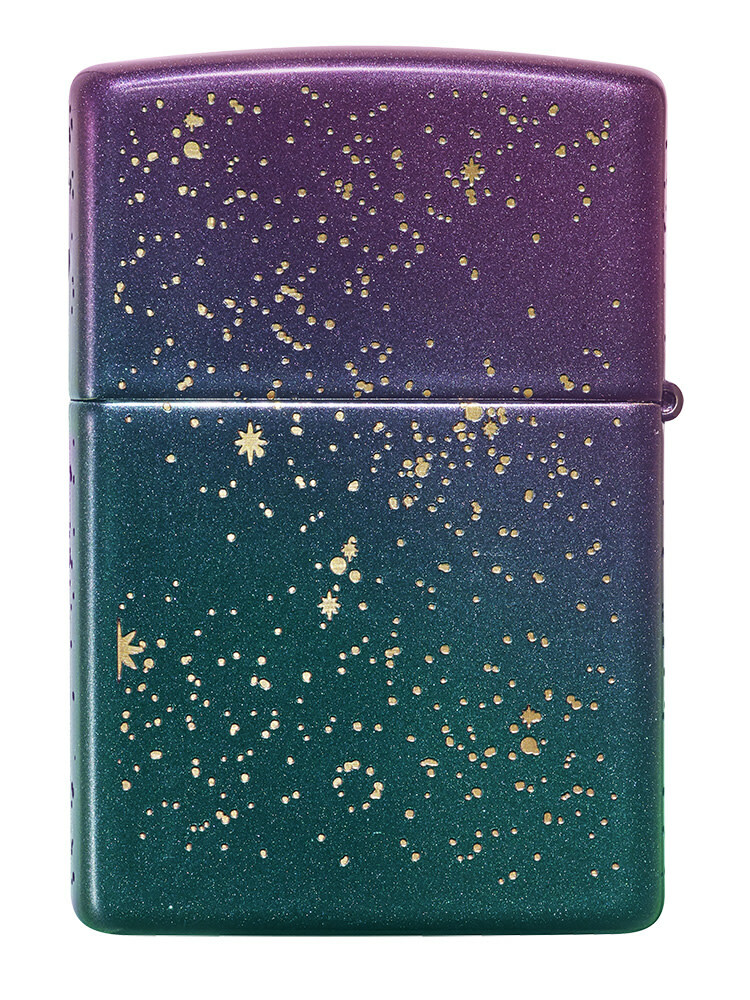 Zippo Starry Sky Iridescent Windproof Pocket Lighter, 49448
