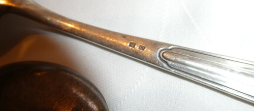 24 ANTIKE TEILE 90/100er SILBERT BESTECK WMF FÄCHERMUSTER JUGENDSTIL 6 PERSONEN - Picture 17 of 19