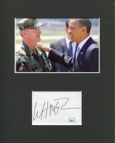 Adm William McRaven Osama Bin Laden Mission Signed Autograph Photo Display JSA - 第 1/2 張圖片