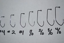 Eagle Claw Lil Nasty 500bn 90 Degree Jig  Black Sickle Hooks 100     6 THRU 4/0