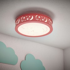  LED Kinder Deckenleuchte, Sternenhimmel, Nachtlichtfunktion