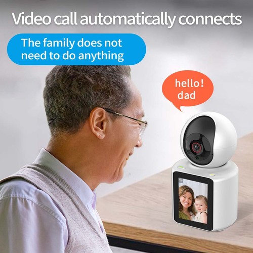 1080P Video Call Camera for Elderly/Kids - 120° View, Night Vision, AI, 350° PTZ - Picture 17 of 23