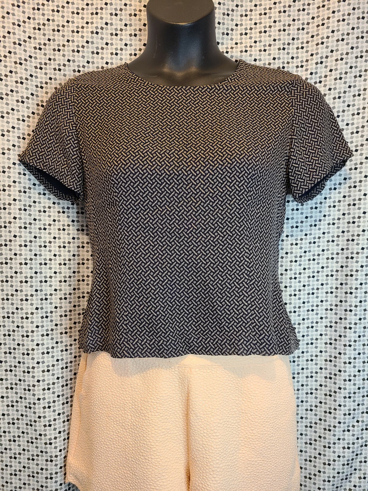 talbots silk blouse
