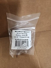 New Enzotech RCPS-G1/4-38-90 Silver Shining Rotary Joint-90 G1/4"  Thread