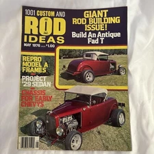 Vintage 1001 Custom & Rod Ideas Magazine May 1976 Roadster Racing Build Issue