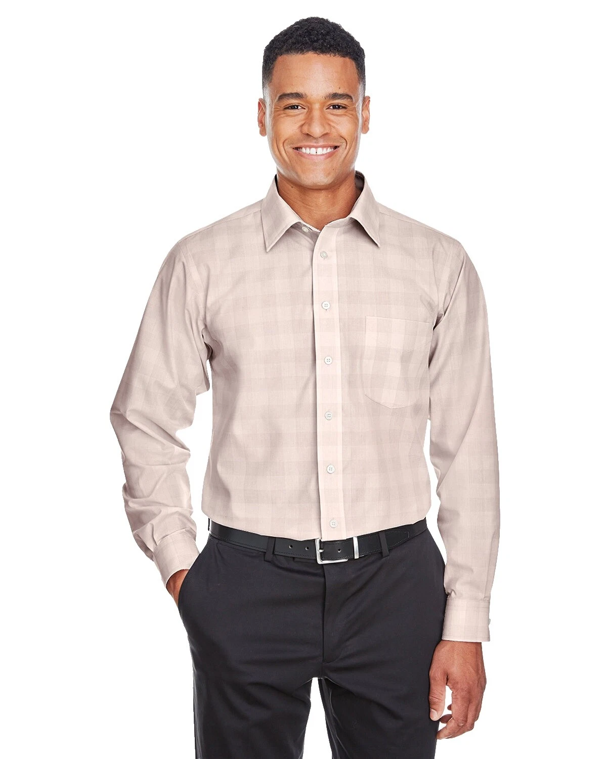 Polyester Regular Regular Size Casual Button-Down Shirts for Men