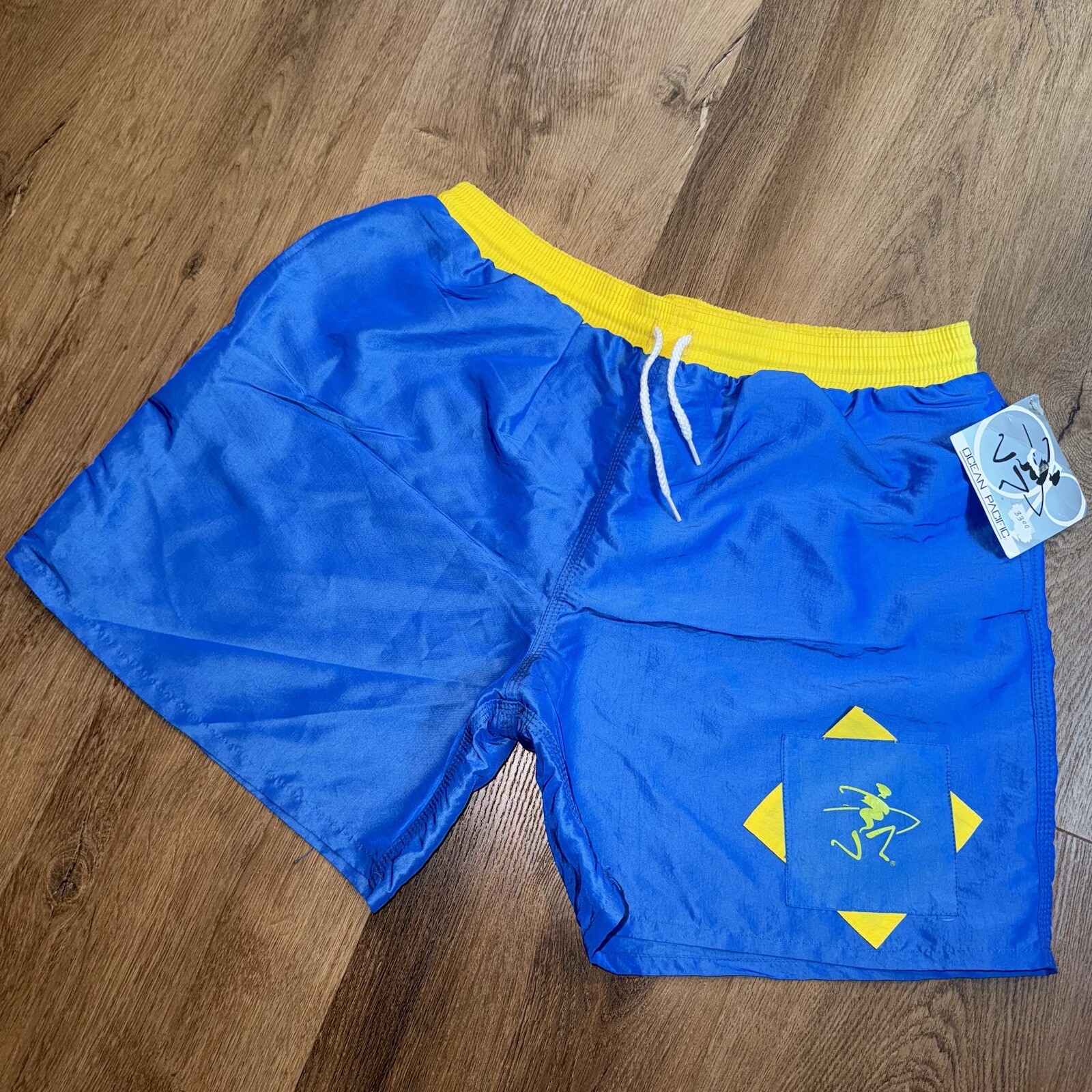 Mens XL Ocean Pacific Shorts Surf Swim Trunks OP Vintage 80s 90s