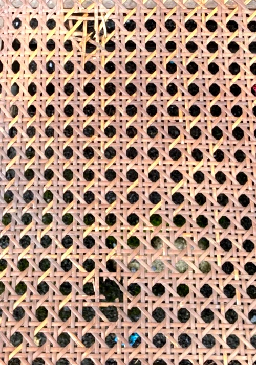 4 sillas antiguas de asiento de bastón Hitchcock L con pintura estampada original vintage-raras Foto 4 de 4