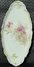 Antique P.T. Germany Celery Dish Bone China 12 5/8” x 6 3/8” x 1” Has Early Mark