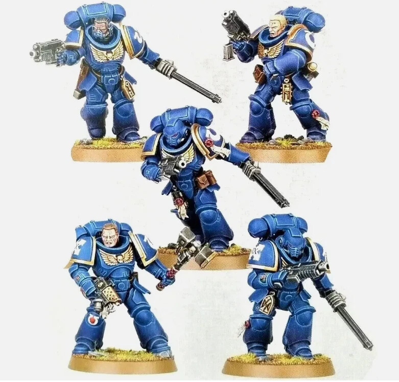 10x Primaris Intercessors - Warhammer 40K - Figurines Plastique - Imperial Fists