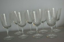10 Verres à Eau Cristallerie