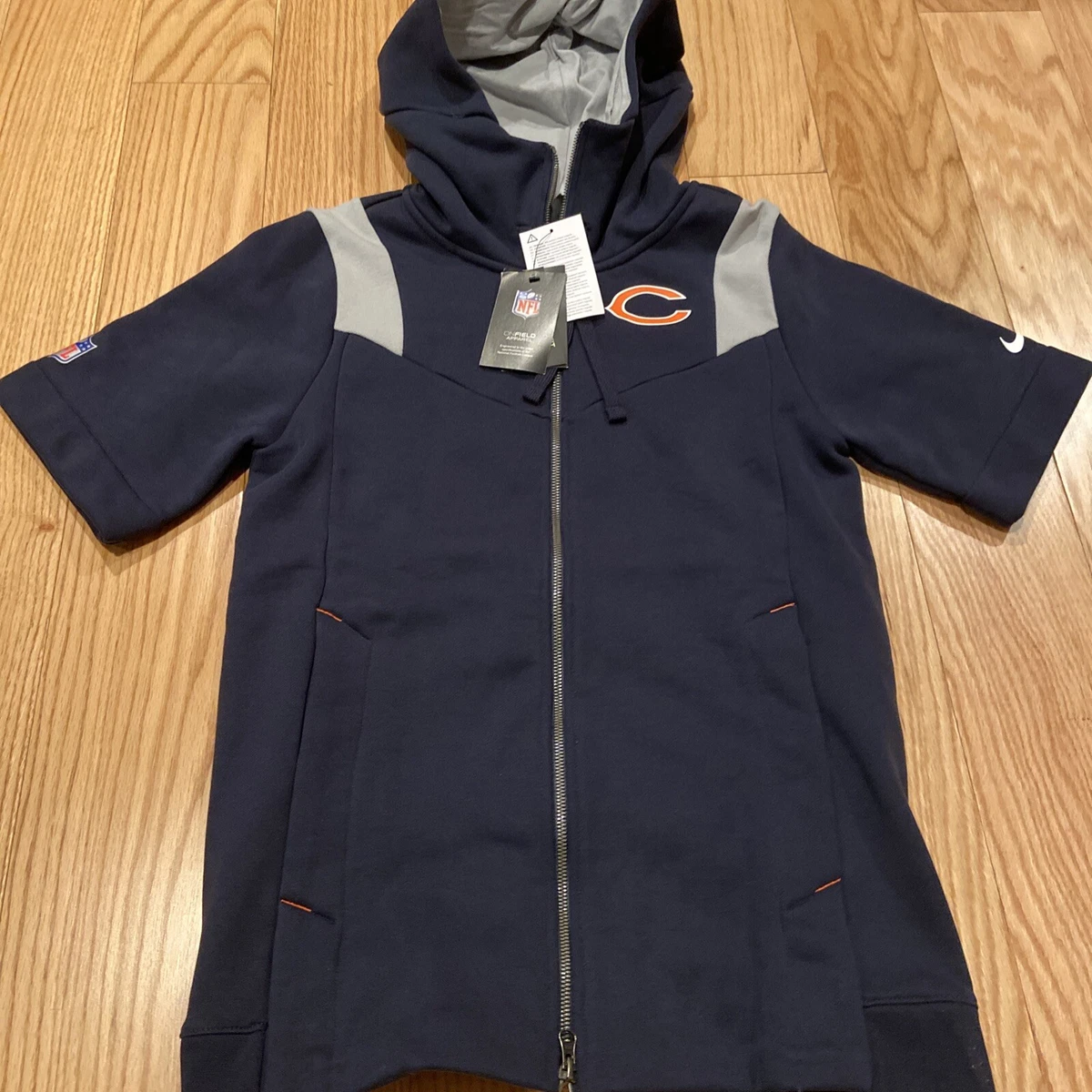 Nfl short top sleeve hoodie