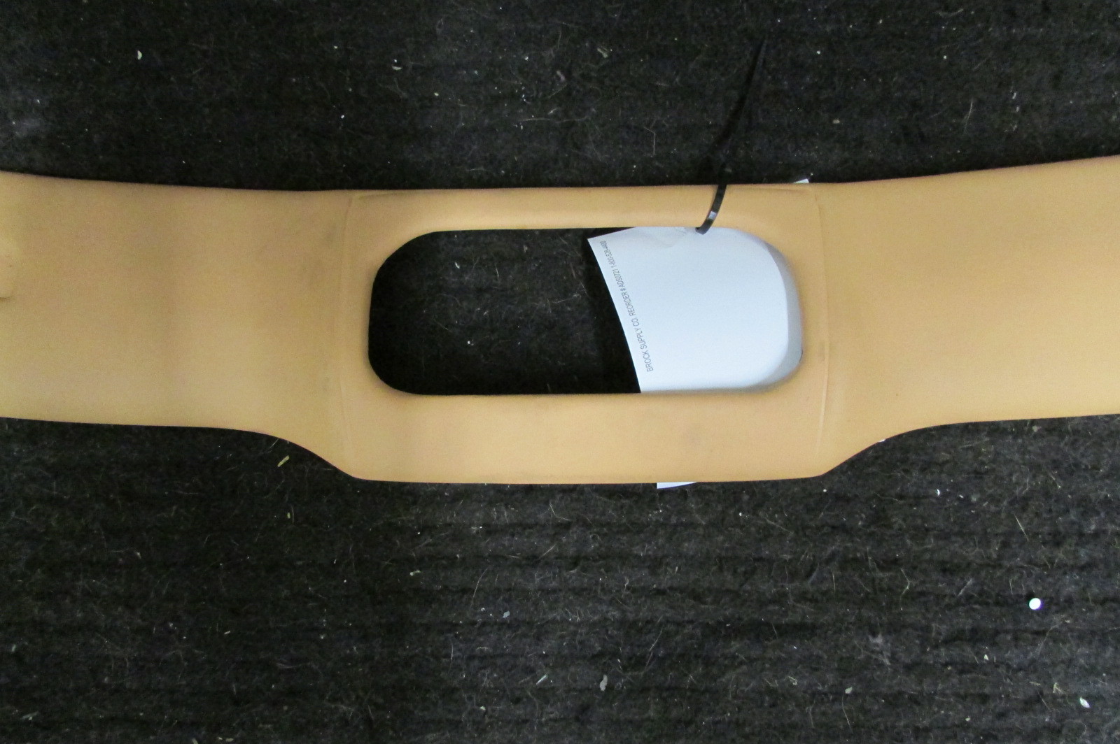 Ferrari F430 Spider Upper Windshield Cover Beige Leather, P/N 68503705