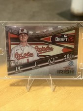 2025 Topps Bowman Draft Night Ike Irish BDN-6 Refractor /250 Baltimore Orioles