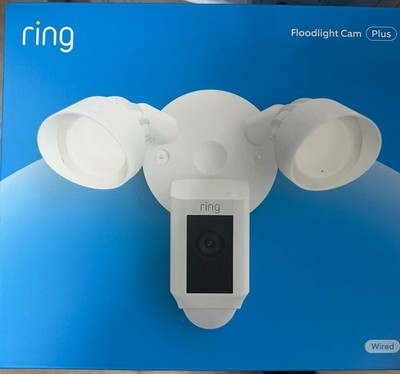 RING Floodlight Cam Wired Plus - Smart Security Video Camera B08F6GPQQ7