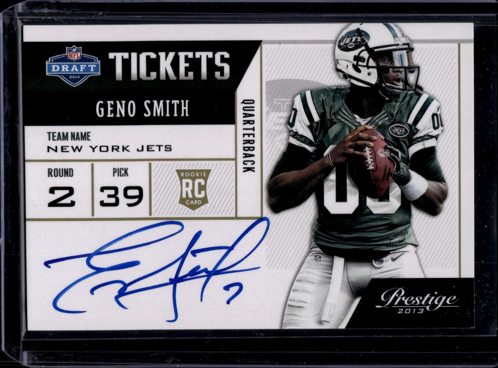 2013 Panini Prestige #6 Geno Smith Draft City Destination Signatures
