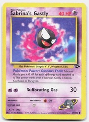 Sabrina's Gastly 97/132 Gym Challenge Common