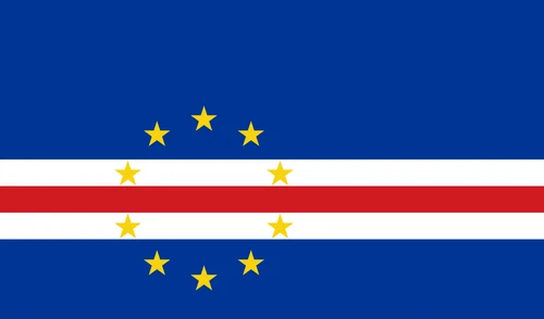 Cabo Verde Flag Self Adhesive Sticker